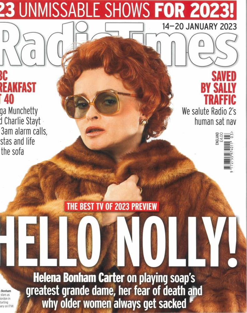RADIOTIMES magazine side cover 14 January 2023